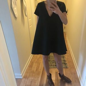 New tobi scuba black swing dress
